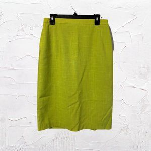 {Vintage} Lime Green Pencil Skirt  🎉HOST PICK🎉